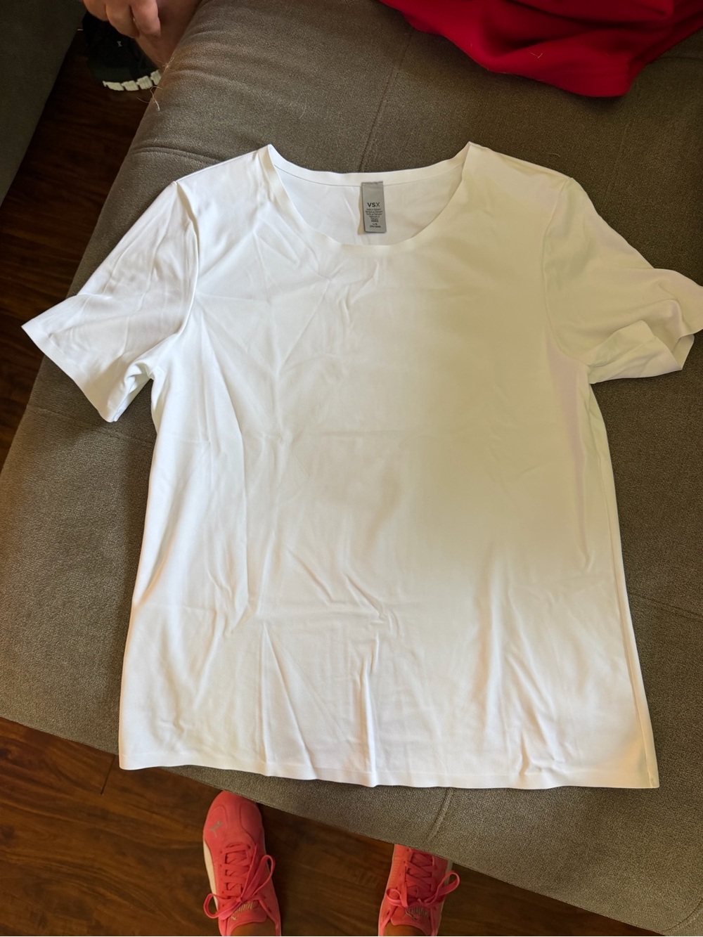 VSX VICTORIA’S SECRET  White Short Sleeve Tee